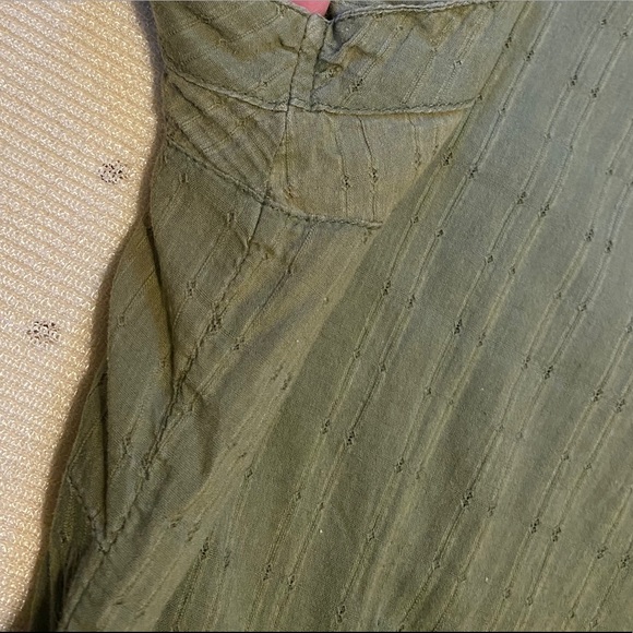 Army green lightweight Girl Krazy Blouse - Picture 4 of 5